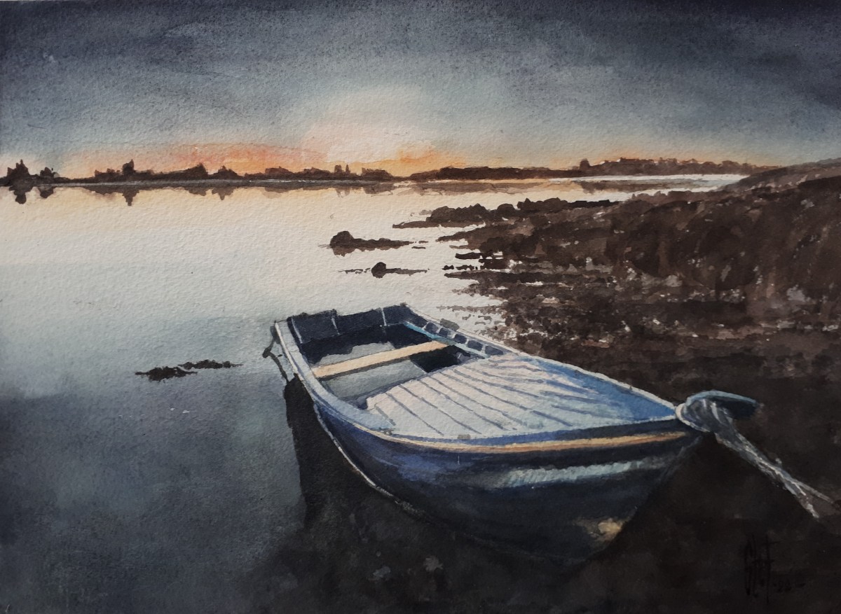 Canot échoué, Ria&nbsp;d&rsquo;Etel